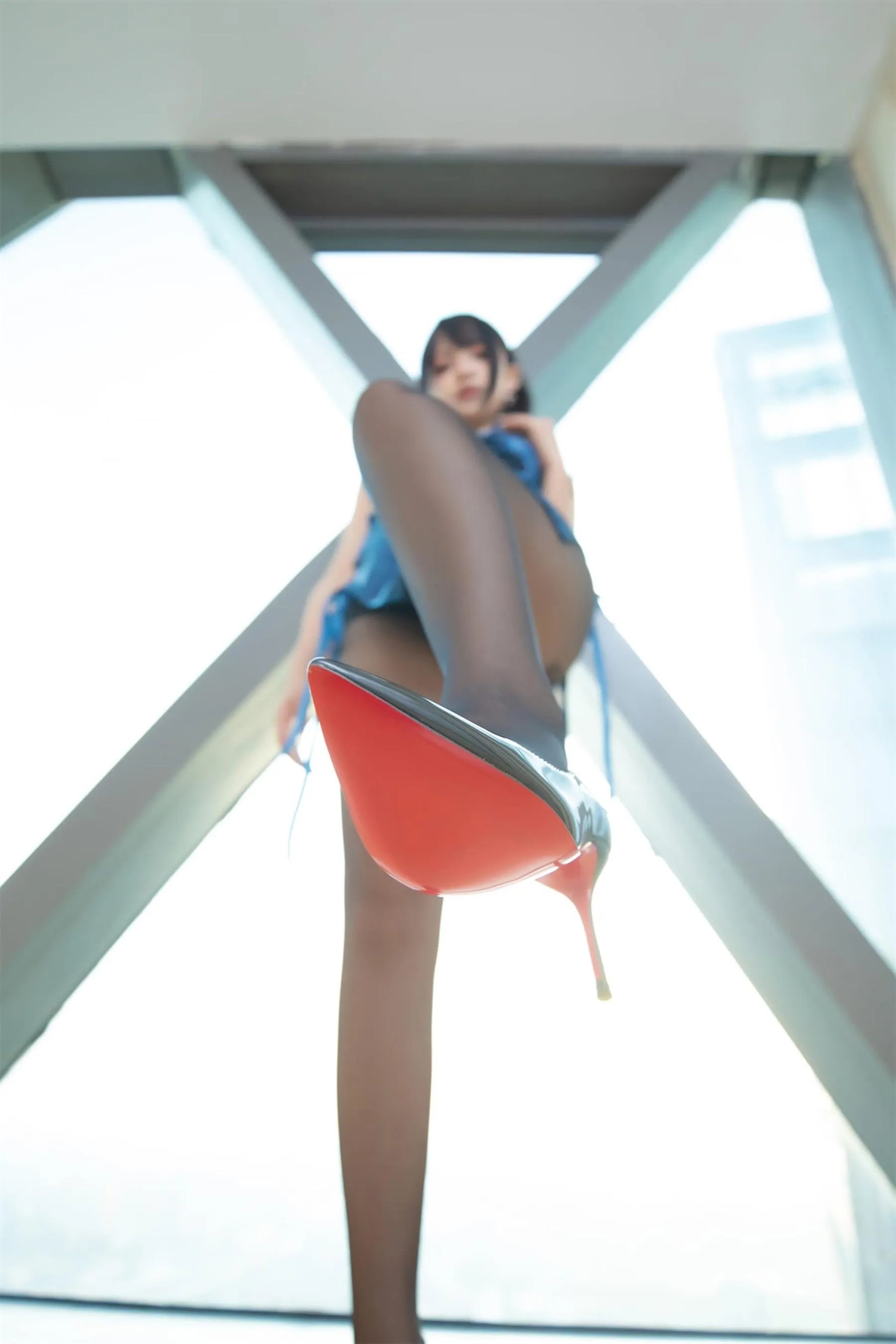 神楽坂真冬 – NO.152 蓝衣旗袍 [76P]插图7